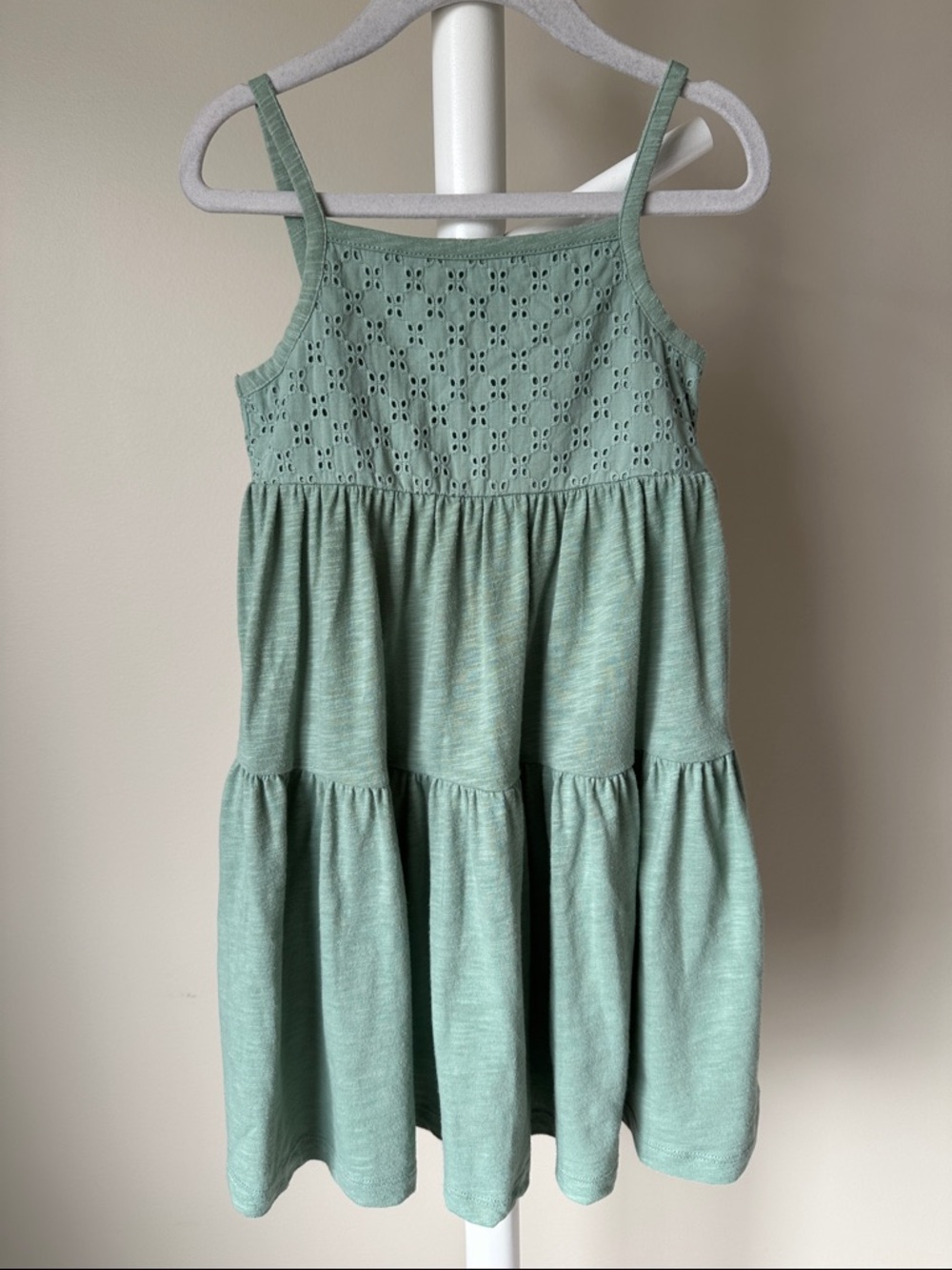 Carter’s Spaghetti Strap Eyelet Tiered Dress 3T
